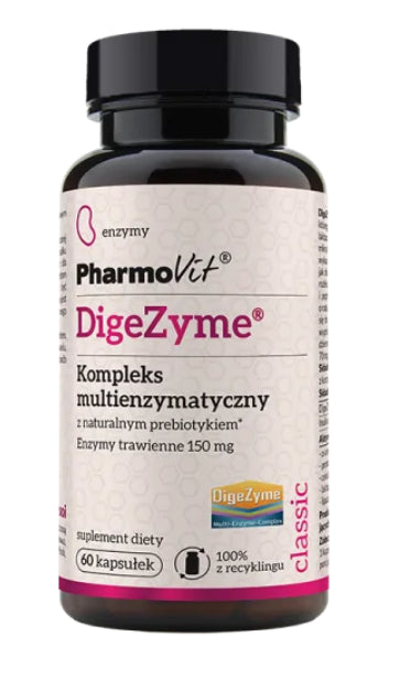GLUTENFREIER MULTIENZYMATISCHER KOMPLEX (150 mg) 60 KAPSELN - PHARMOVIT (KLASSISCH)