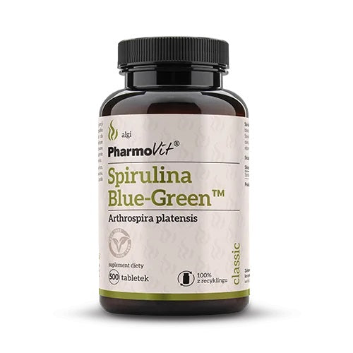 SPIRULINA BLAU-GRÜN (250 mg) 500 TABLETTEN - PHARMOVIT (KLASSISCH)