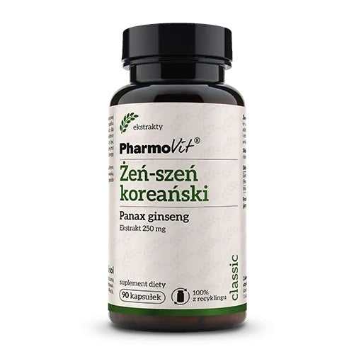 KOREANISCHER GINSENG (PANAX GINSENG) (250 mg) 90 KAPSELN - PHARMOVIT (KLASSISCH)