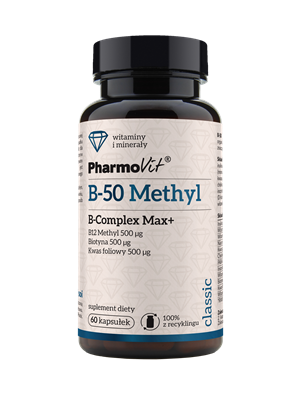 VITAMIN B-50 METHYL B-KOMPLEX MAX+ 60 KAPSELN - PHARMOVIT (KLASSISCH)