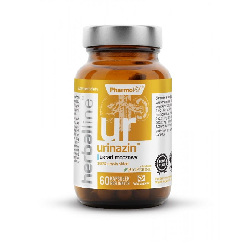 KAPSELN FÜR DAS HARNSYSTEM (URINAZIN) GLUTENFREI 60 Stk. - PHARMOVIT (HERBALLINE)