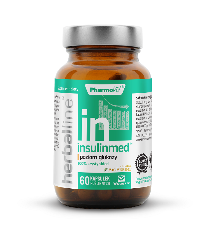 KAPSELN FÜR Glukosespiegel (INSULINMED) GLUTENFREI 60 Stk. - PHARMOVIT (HERBALLINE)
