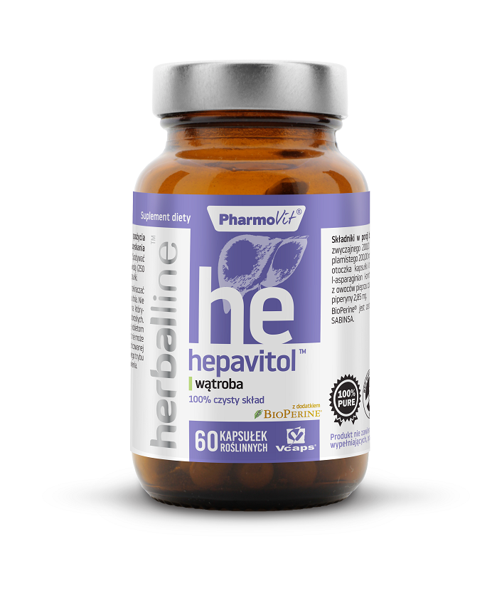 LEBERKAPSELN (HEPAVITOL) GLUTENFREI 60 Stk. - PHARMOVIT (HERBALLINE)