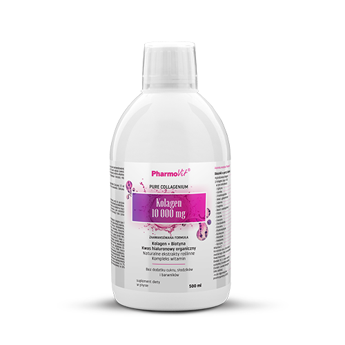 NAHRUNGSERGÄNZUNGSMITTEL FLÜSSIGES KOLLAGEN, GLUTENFREI 500 ml - PHARMOVIT