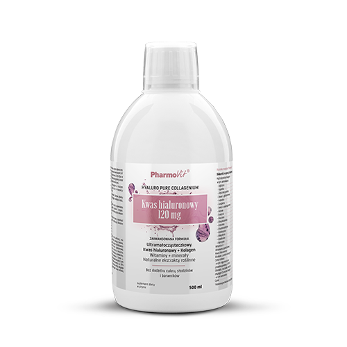 NAHRUNGSERGÄNZUNGSMITTEL HYALURONSÄURE FLÜSSIG, GLUTENFREI 500 ml - PHARMOVIT