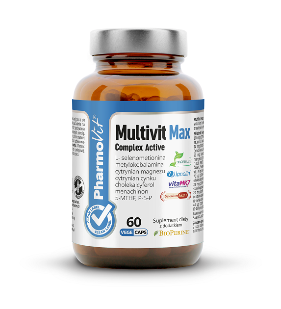 MULTIVITAMINE 60 KAPSELN - PHARMOVIT (CLEAN LABEL)