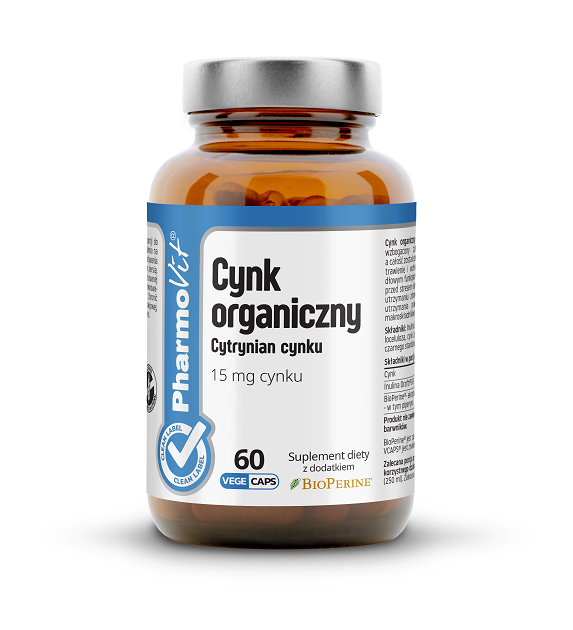 ZINK (15 mg) 60 KAPSELN – PHARMOVIT (CLEAN LABEL)