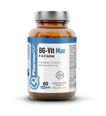 VITAMIN B6-VIT MAX P-5-P ACTIVE (18 mg) 60 KAPSELN - PHARMOVIT (CLEAN LABEL)