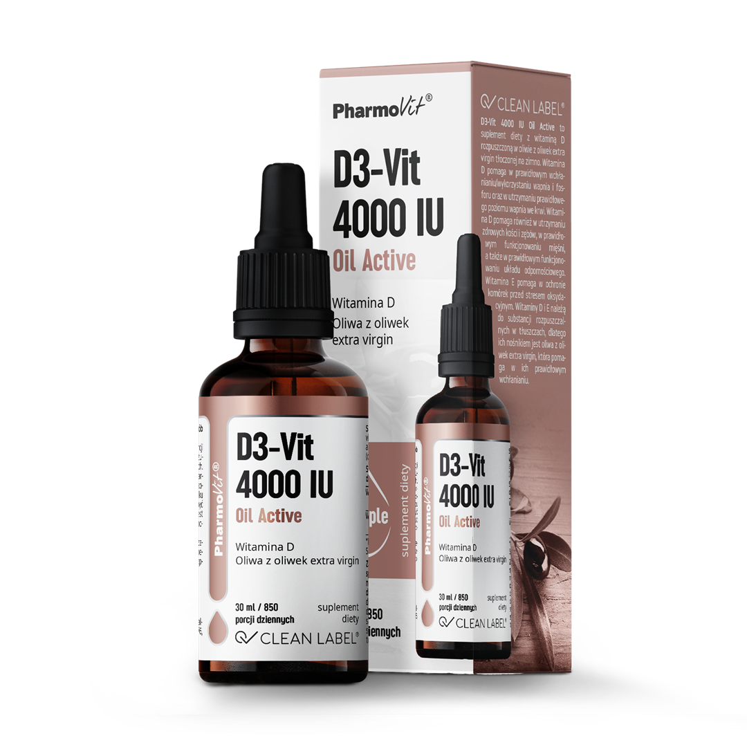 VITAMIN D3 IN TROPFEN 100 µg (4000 IE) GLUTENFREI 30 ml - PHARMOVIT (CLEAN LABEL)