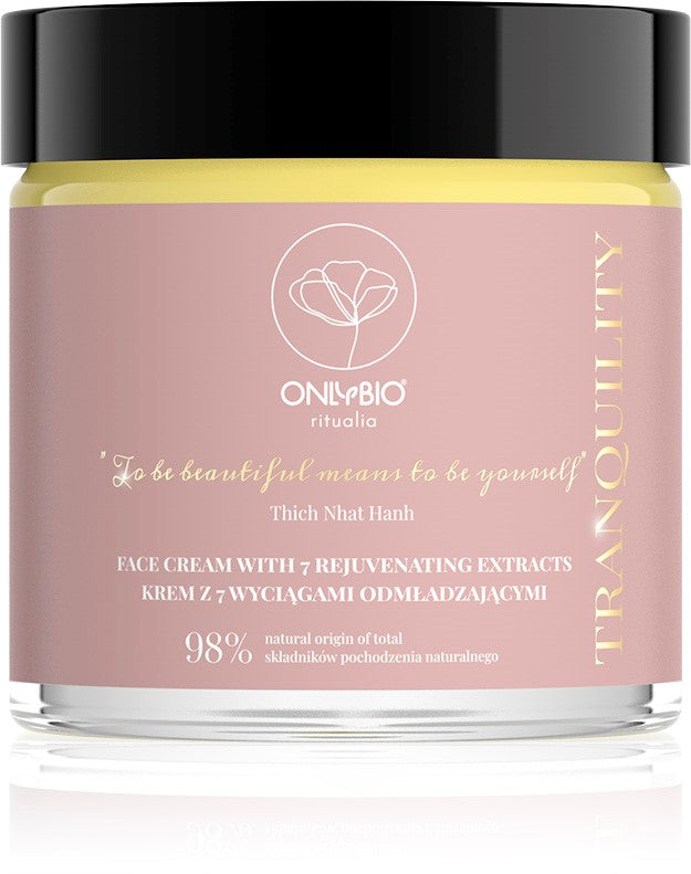 GESICHTSCREME MIT 7 VERJÜNGENDE EXTRAKTE 50 ml – NUR BIO (RITUALIA)