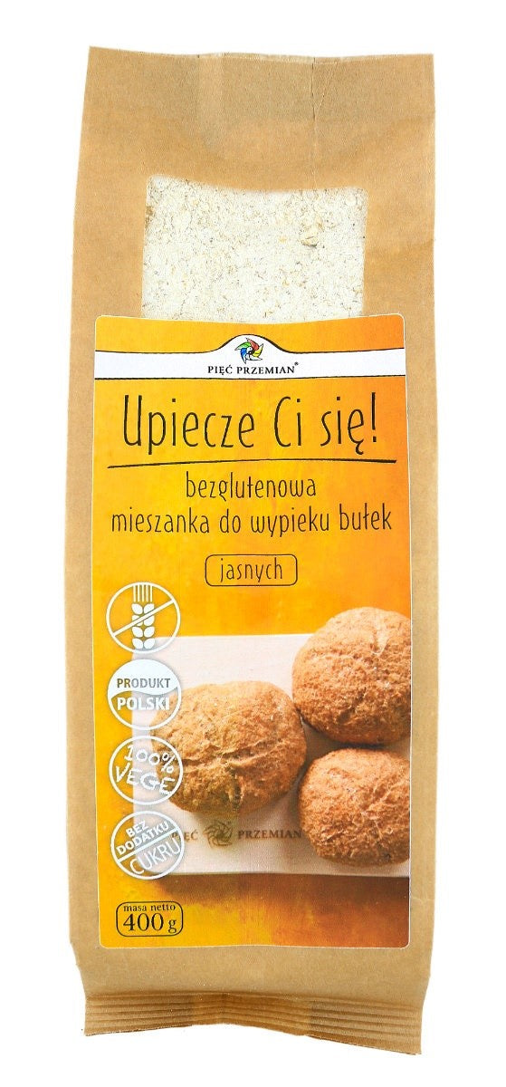 MISCHUNG ZUM BACKEN VON LEICHTEN PAUSES OHNE ZUCKERZUSATZ, GLUTENFREI 400 g – FÜNF UMWANDLUNGEN