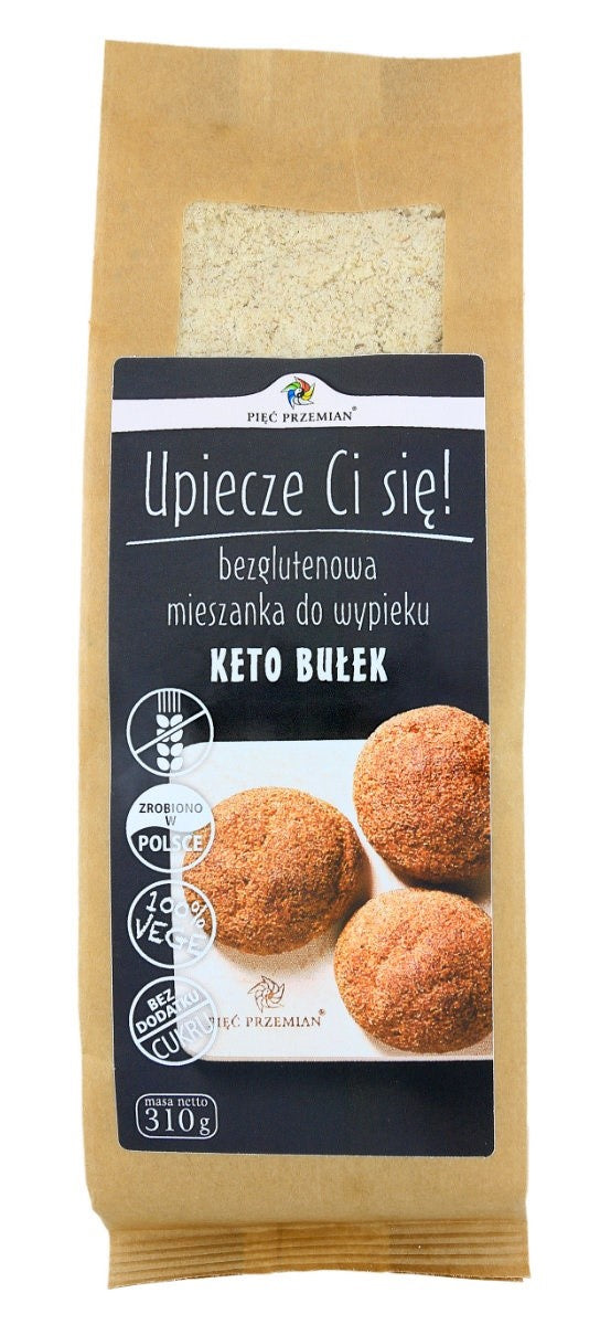 MISCHUNG FÜR BACKPAUSEN OHNE ZUCKERZUSATZ, GLUTENFREIES KETO 310 g – FÜNF TRANSFORMATIONEN