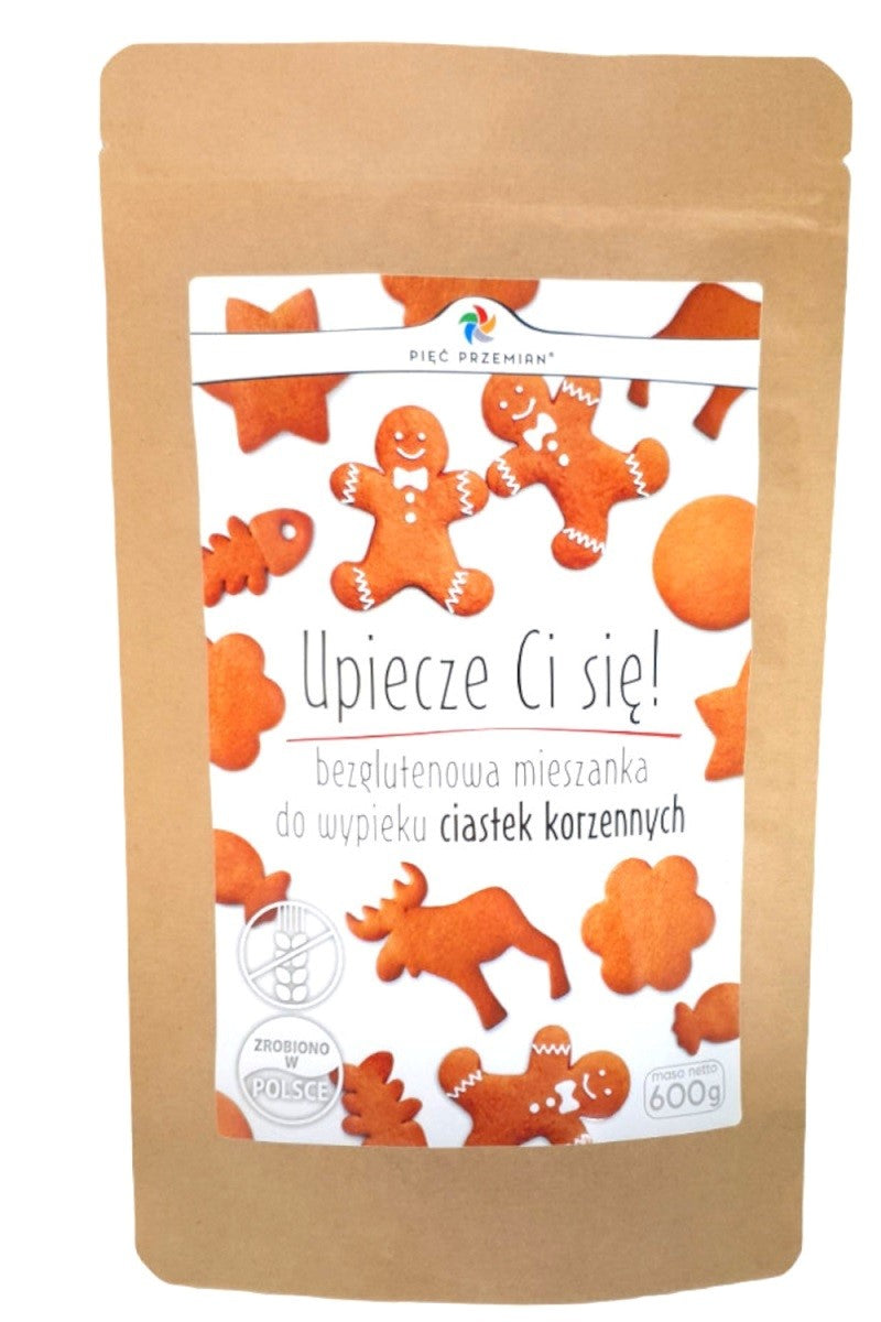 GLUTENFREIE BACKMISCHUNG FÜR SPICY COOKIES 600 g – FÜNF ÜBERGÄNGE (SAISONPRODUKT)