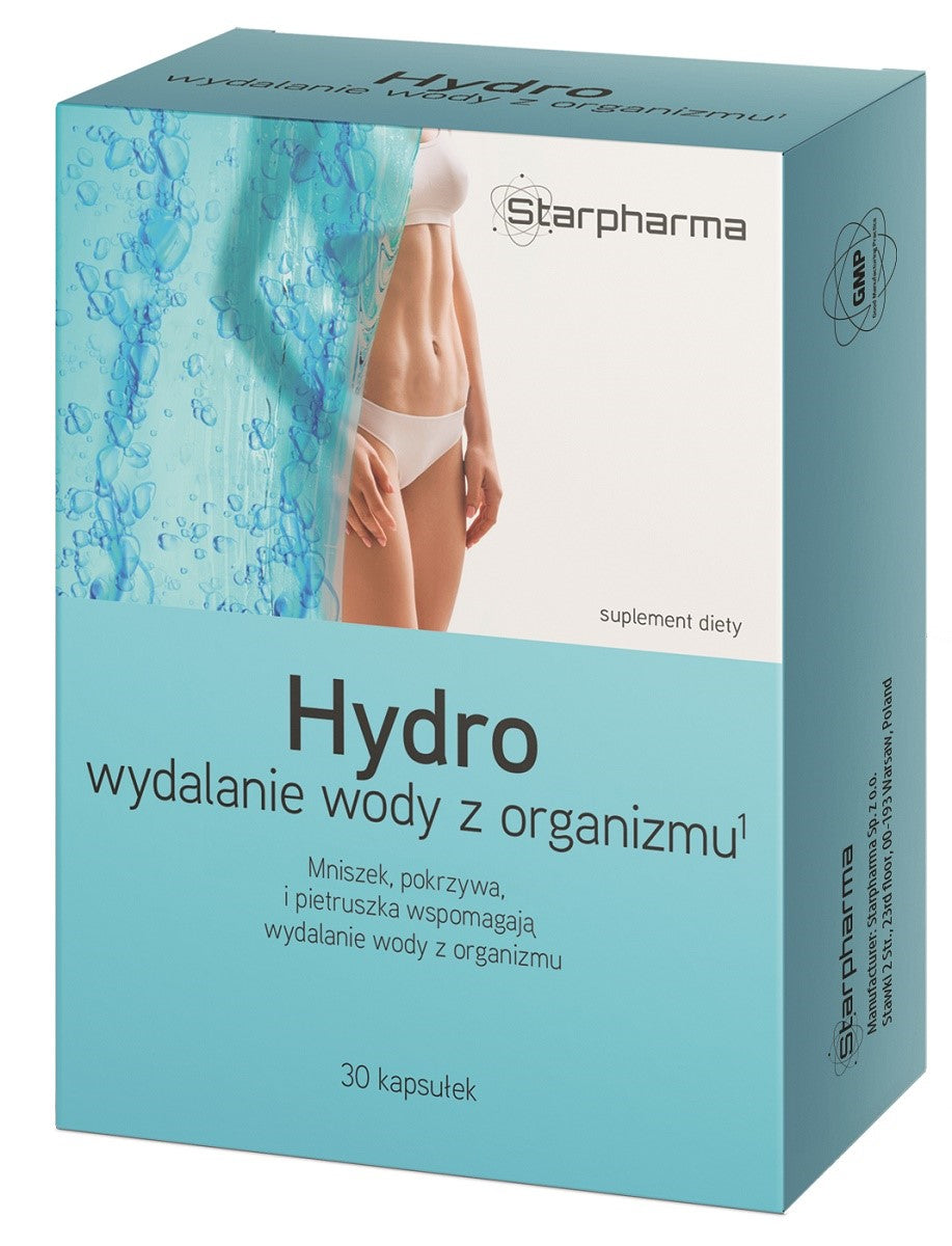HYDRO ENTFERNUNG VON WASSER AUS DEM KÖRPER 30 KAPSELN - STARPHARMA