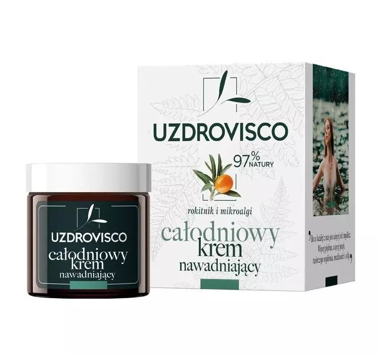 FEUCHTIGKEITSSPENDENDE GESICHTSCREME MIT MIKROALGEN 50 ml - UZDROVISCO (SEA BITCH)