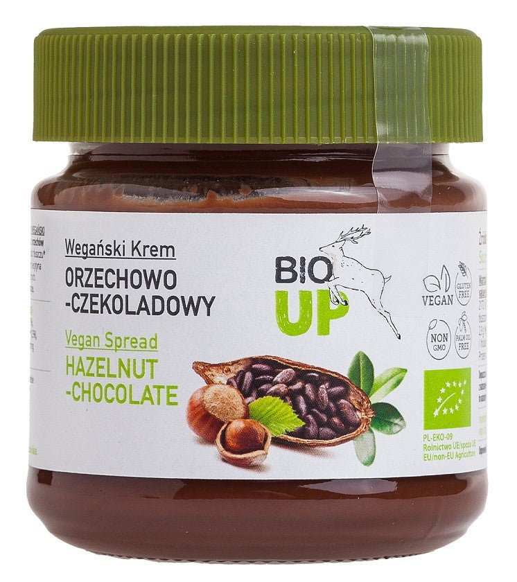NUSS- UND SCHOKOLADENCREME, GLUTENFREI, BIO 190 g - ME GUSTO (BIO UP)