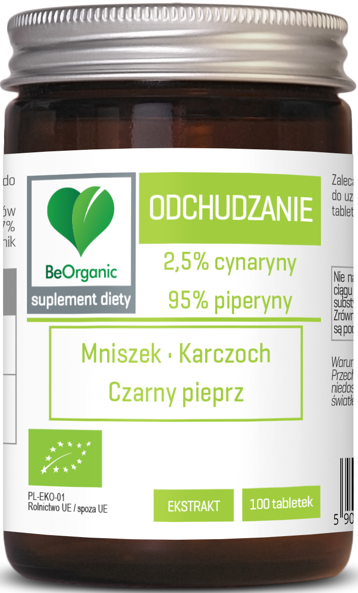 SCHLANKSTABLETTEN (DANEL, ARTISCHOKE, SCHWARZER PFEFFER) BIO 100 Stk. – BE ORGANIC
