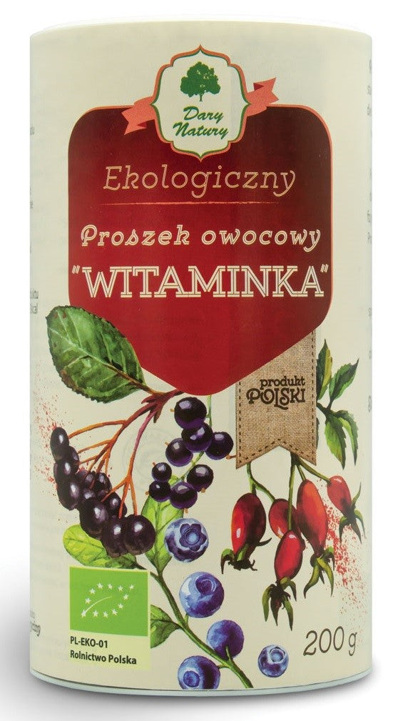 FRUCHTPULVER REICH AN BIO-VITAMINEN 200 g - DARY NATURY