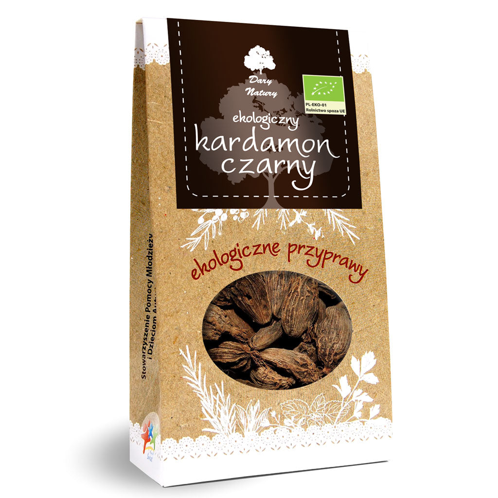 SCHWARZE KARDAMOM-BIO-FRÜCHTE 40 g - GESCHENKE DER NATUR