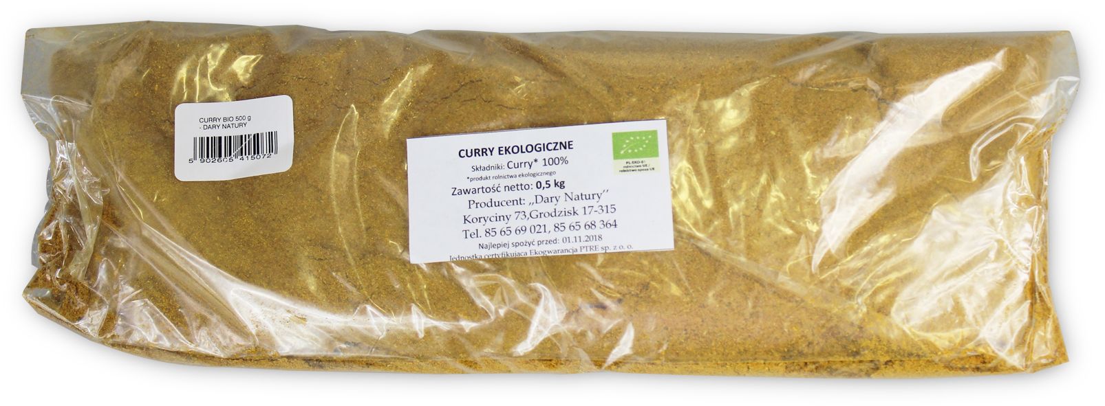 BIO CURRY 500 g - HORECA (GESCHENKE DER NATUR)
