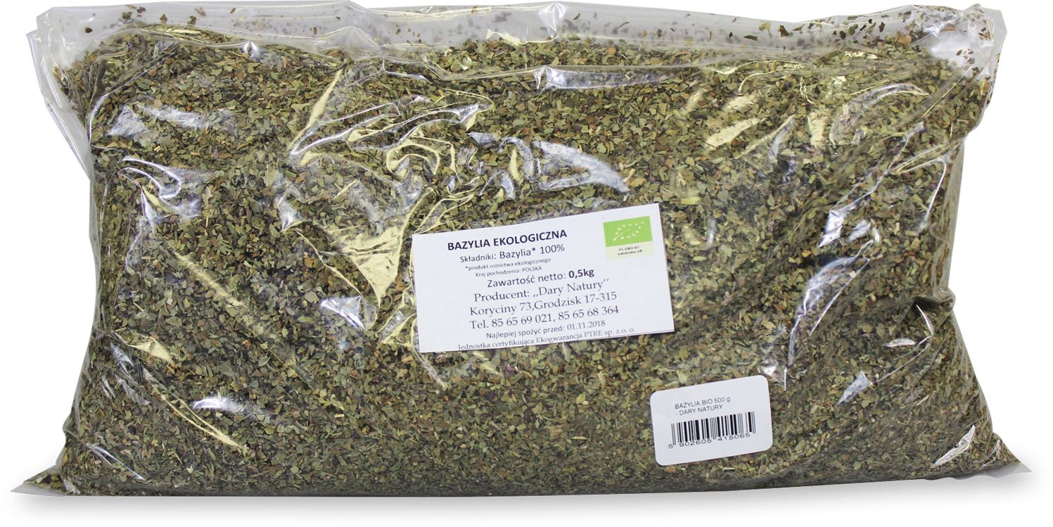 BIO-BASILIKUM 500 g - HORECA (GESCHENKE DER NATUR)