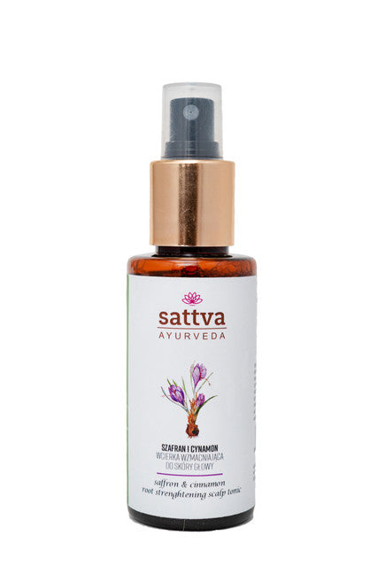 STÄRKENDE KOPFHAUTLOTION MIT SAFFRAN UND ZIMT 100 ml - SATTVA (AYURVEDA)