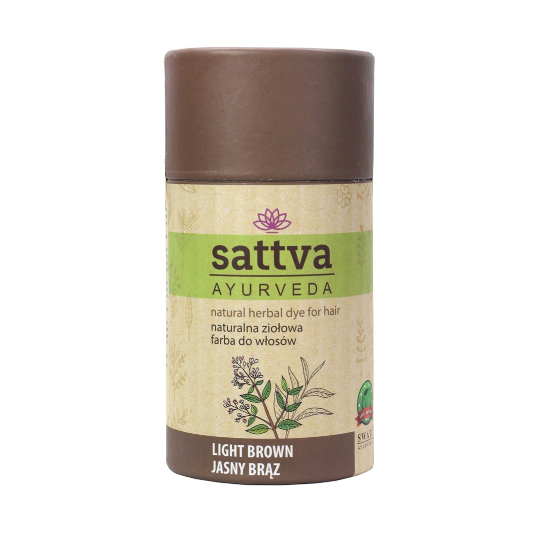 HENNA HELLBRAUN ECO 150 g - SATTVA (AYURVEDA)