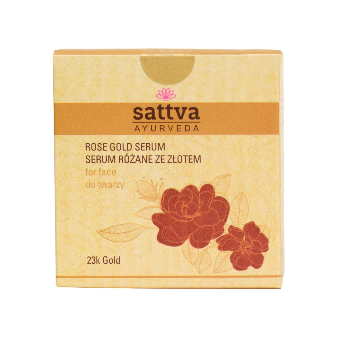GESICHTSSERUM ROSE MIT GOLD 15 ml - SATTVA (AYURVEDA)