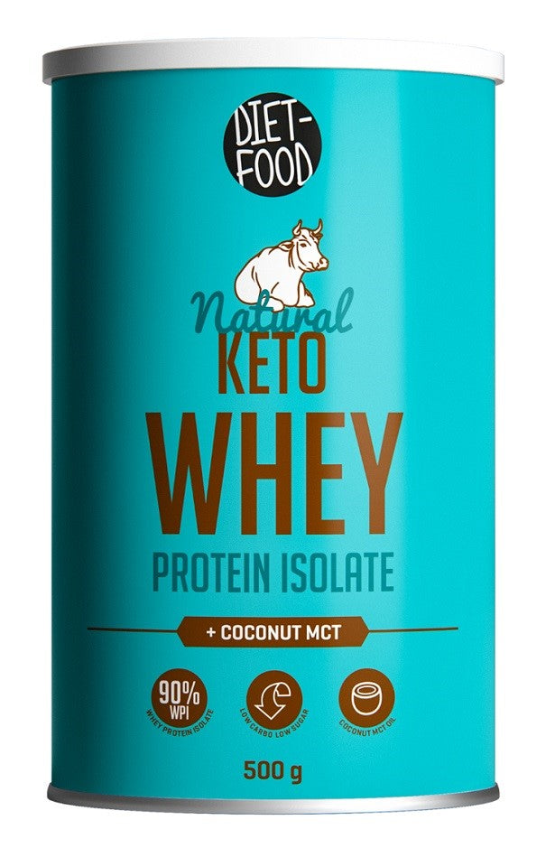 WHEY PROTEIN ISOLAT MIT MCT KETO 500 g - DIÄT-FOOD