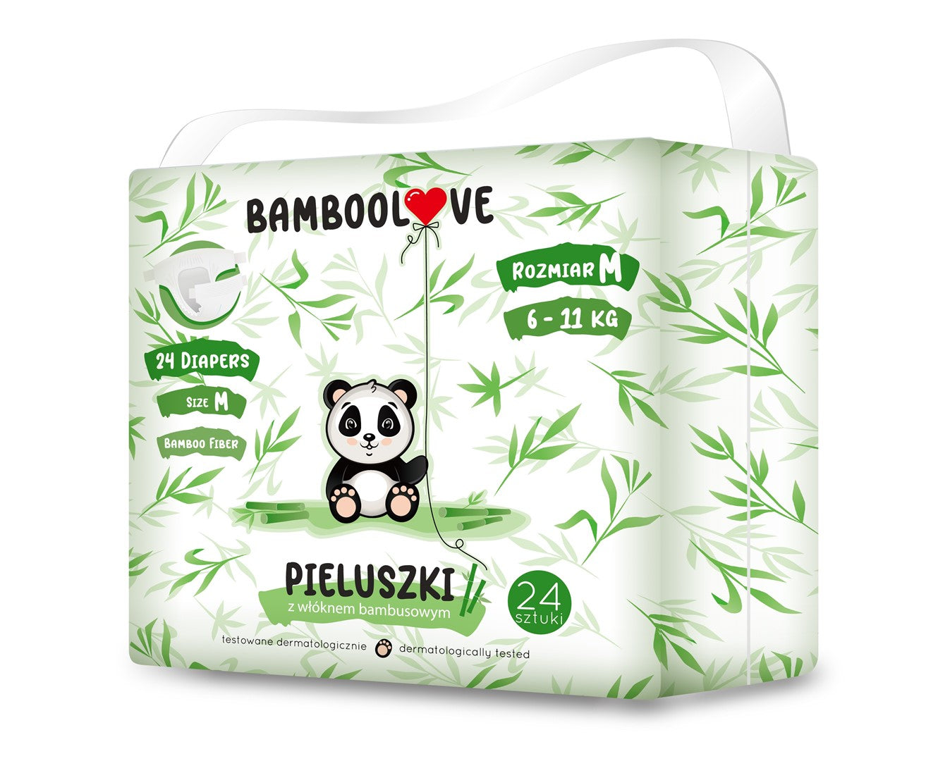 BAMBUSFASER-WINDELN GRÖSSE M 6 - 11 kg (24 Stück) - BAMBOOLOVE