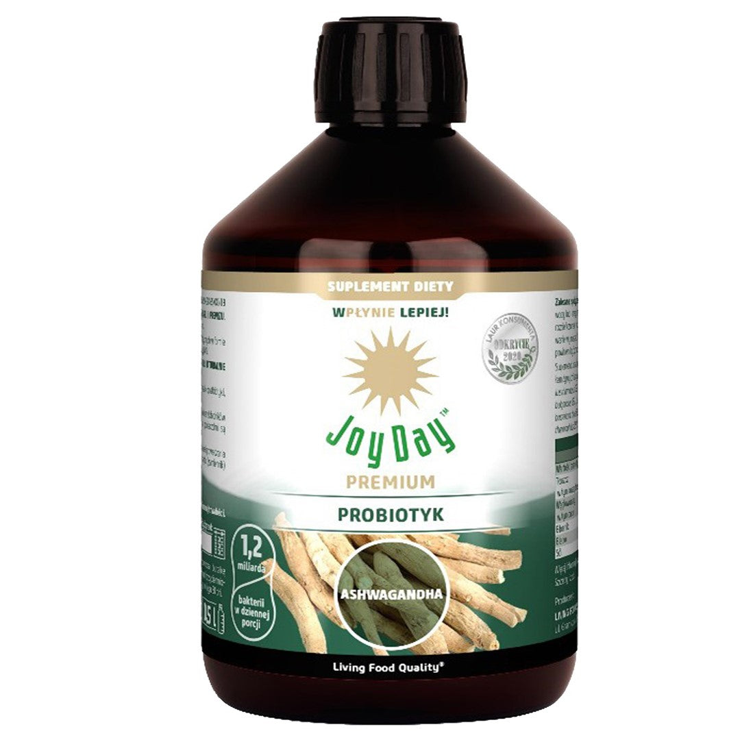 PROBIOTISCH MIT ASHWAGANDHA, GLUTENFREI, BIO 500 ml – JOY DAY