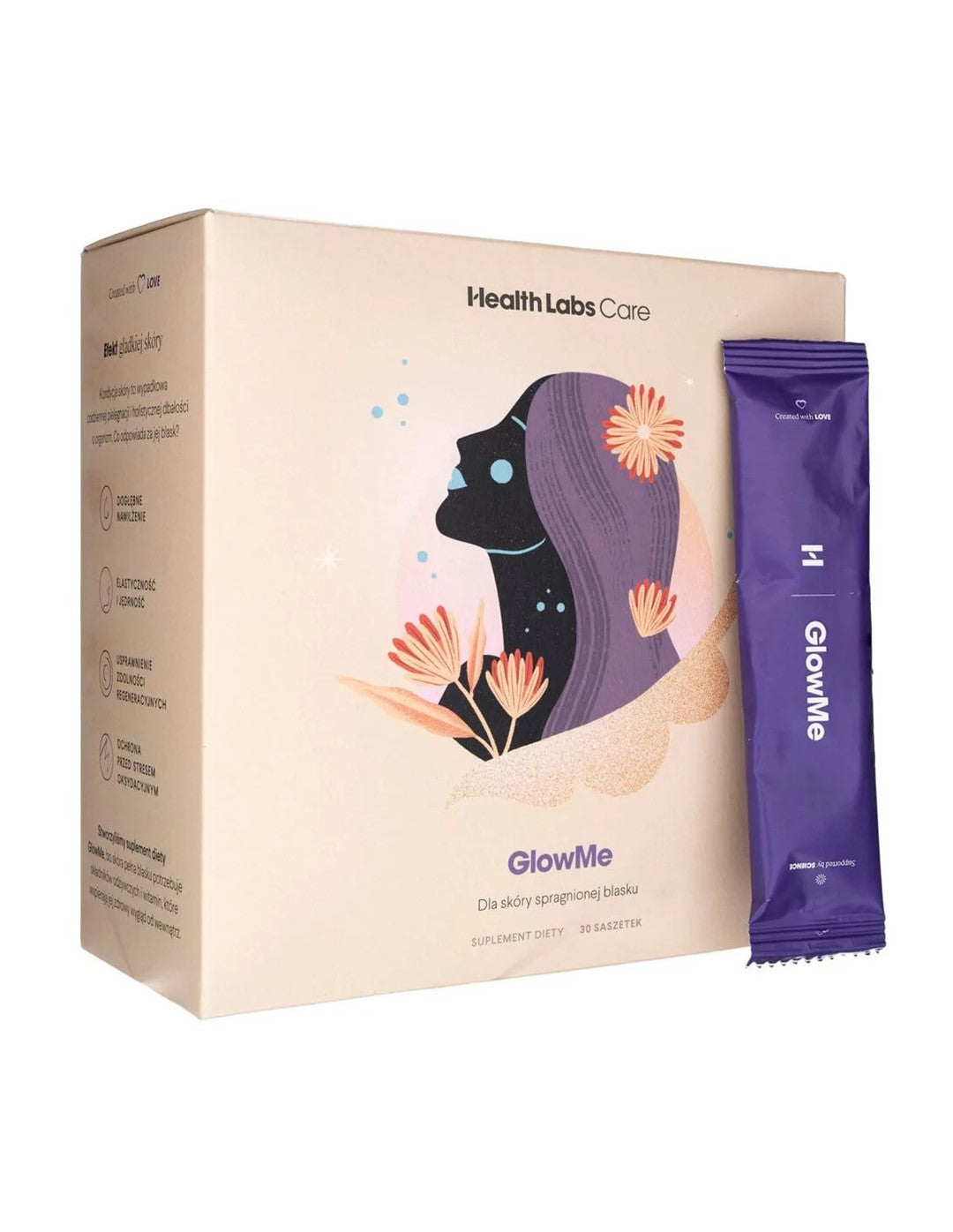 FORMEL FÜR HAUT, DIE GLAUBEN WÜNSCHE (GLOW ME), 30 BEUTEL – HEALTH LABS CARE