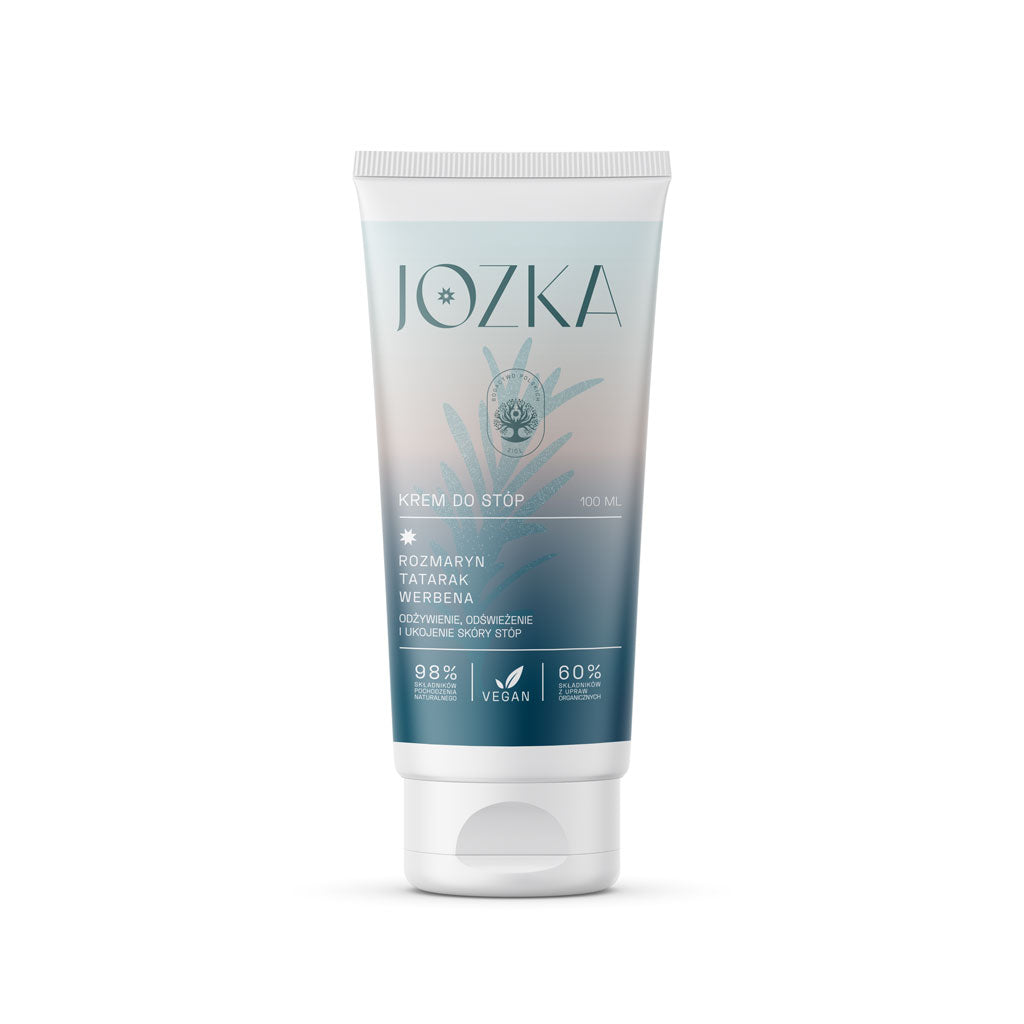 NÄHRENDE, ERFRISCHENDE UND BERUHIGENDE FUSSCREME 100 ml - JOZKA (GESCHENKE DER NATUR)