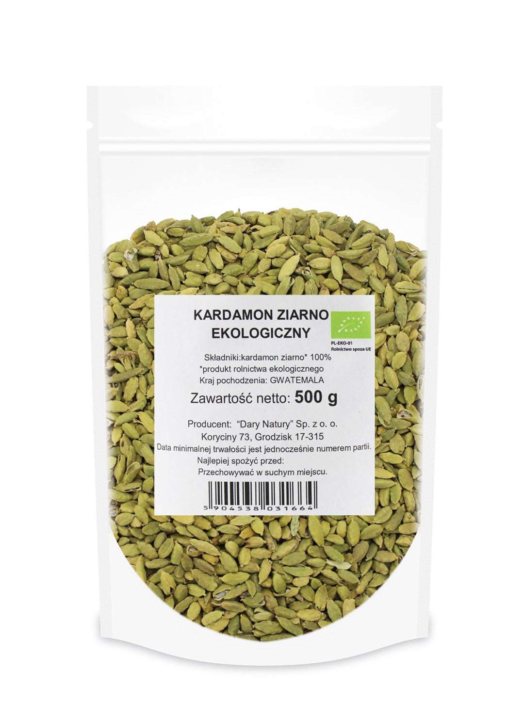 KARDAMOM BIO-FRÜCHTE 500 g - HORECA (GESCHENKE DER NATUR)