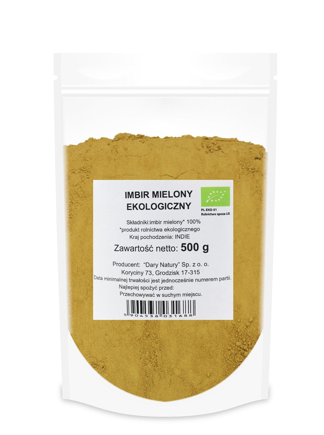 BIO GEMAHLENER INGWER 500 g - HORECA (GESCHENKE DER NATUR)