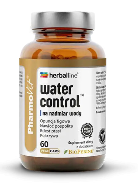 KAPSELN FÜR ÜBERSCHÜSSIGES WASSER IM KÖRPER (WASSERKONTROLLE) 60 Stk. - PHARMOVIT (HERBALINE)