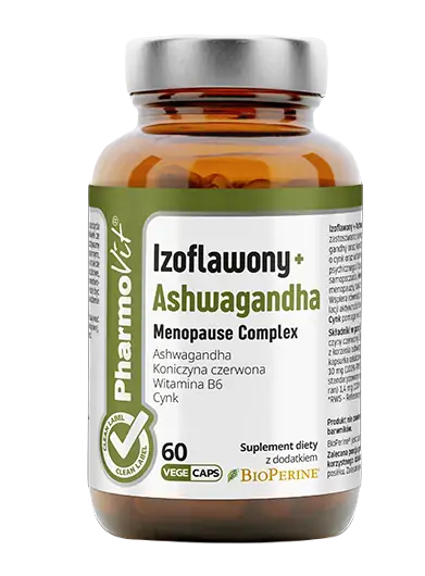 ISOFLAVONE + ASHWAGANDHA-MENOPAUSE-KOMPLEX 60 KAPSELN - PHARMOVIT (CLEAN LABEL)