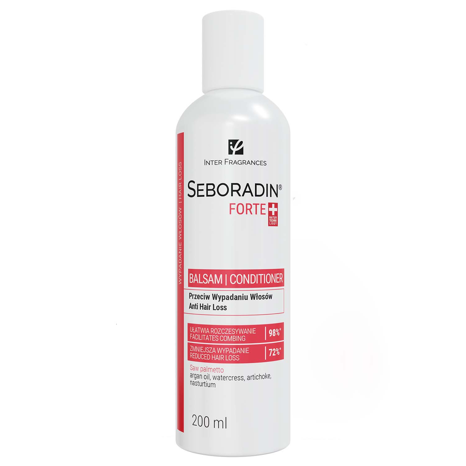 INTER FRAGRANCES - Seboradin Forte, Balsam gegen Haarausfall, 200 ml