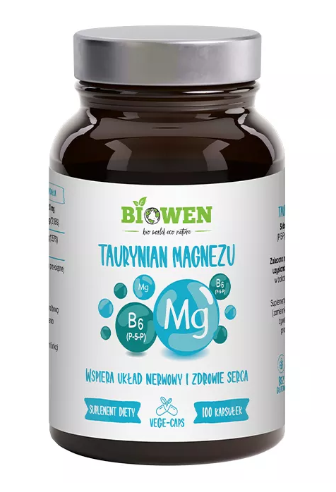MAGNESIUMTAURAT + VITAMIN B6 100 KAPSELN – HANF (BIOWEN)