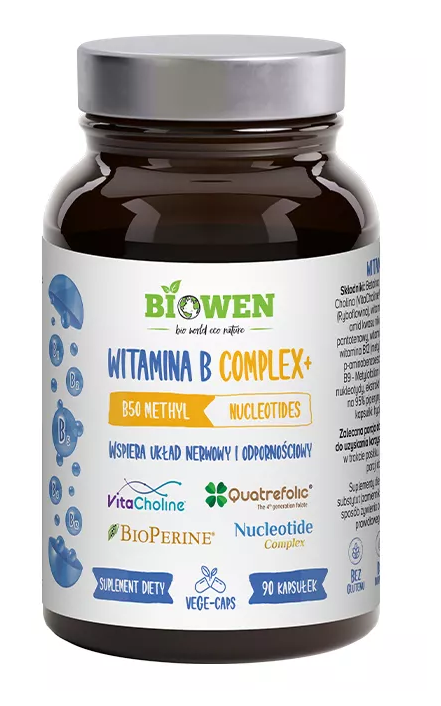 VITAMIN B KOMPLEX+ 90 KAPSELN – HANF (BIOWEN)