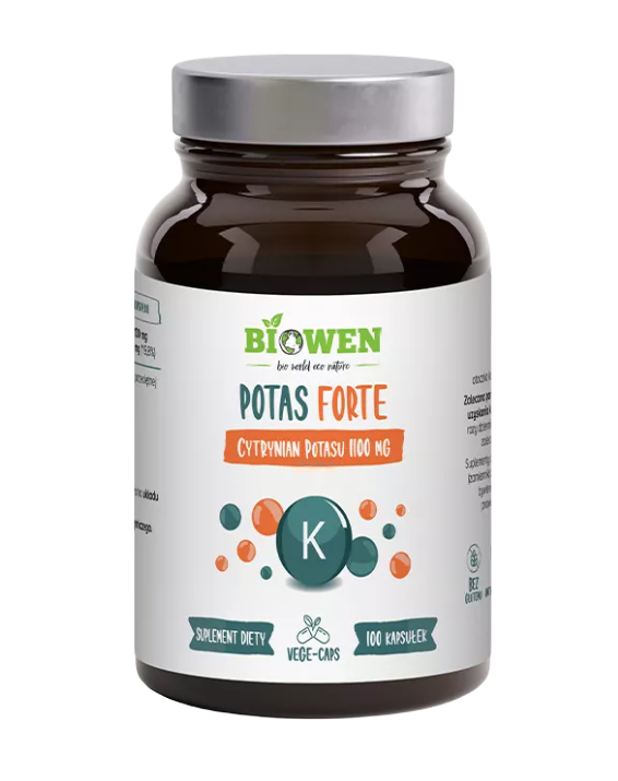 POTASSIUM FORTE (1100 mg) GLUTENFREIE 100 KAPSELN – HANF (BIOWEN)