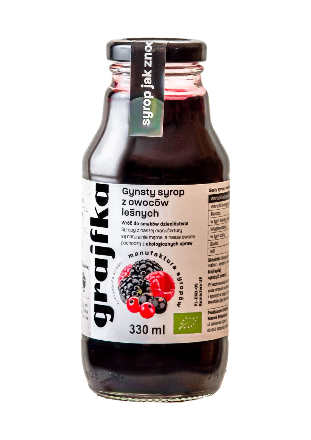 BIO WALDFRUCHTSIRUP 330 ml - GRAJFKA