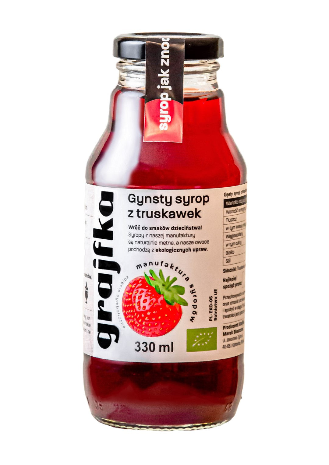 BIO-ERDBEERSIRUP 330 ml - SPIELER
