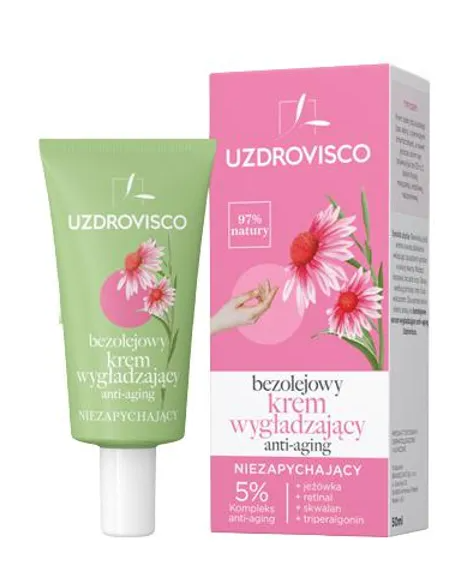 GLATTENDE ANTI-AGING-GESICHTSCREME 50 ml - UZDROVISCO (ÖLFREI)