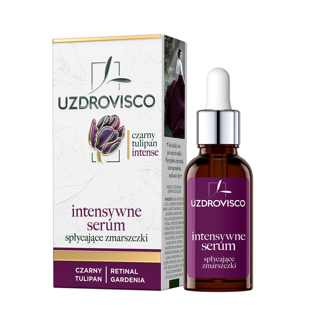 ANTI-FALTEN-GESICHTSSERUM 30 ml - UZDROVISCO (BLACK TULIP INTENSE)