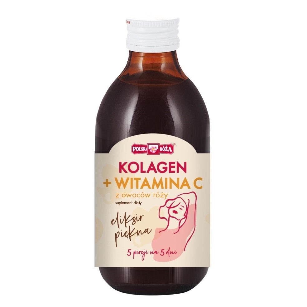 SCHÖNHEITSELIXIER - KOLLAGEN + VITAMIN AUS ROSENFRÜCHTEN 250 ml - POLNISCHE ROSE