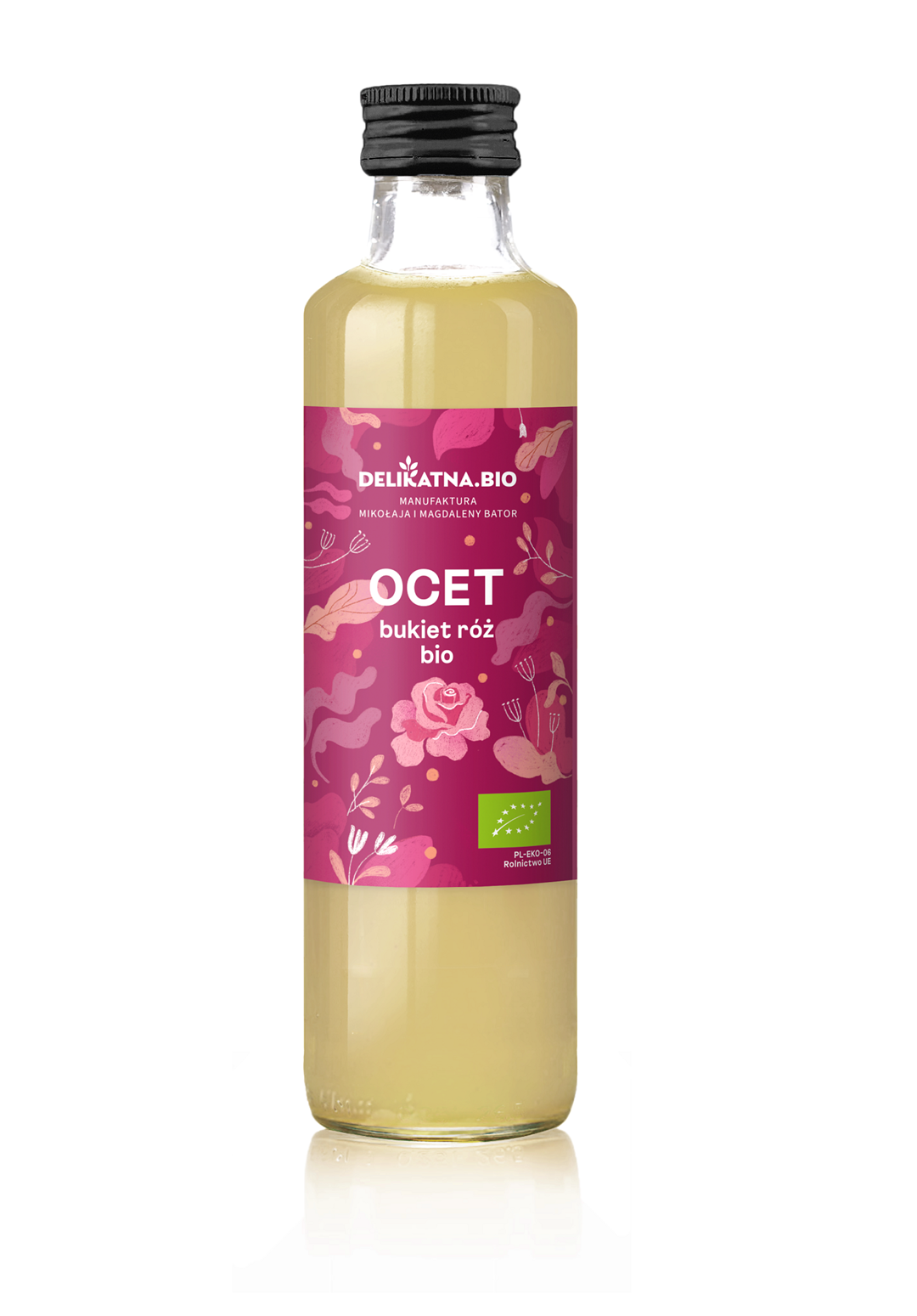 ESSIGSTRAUSS AUS BIO-ROSEN 250 ml - SANFT (SÄUREND)