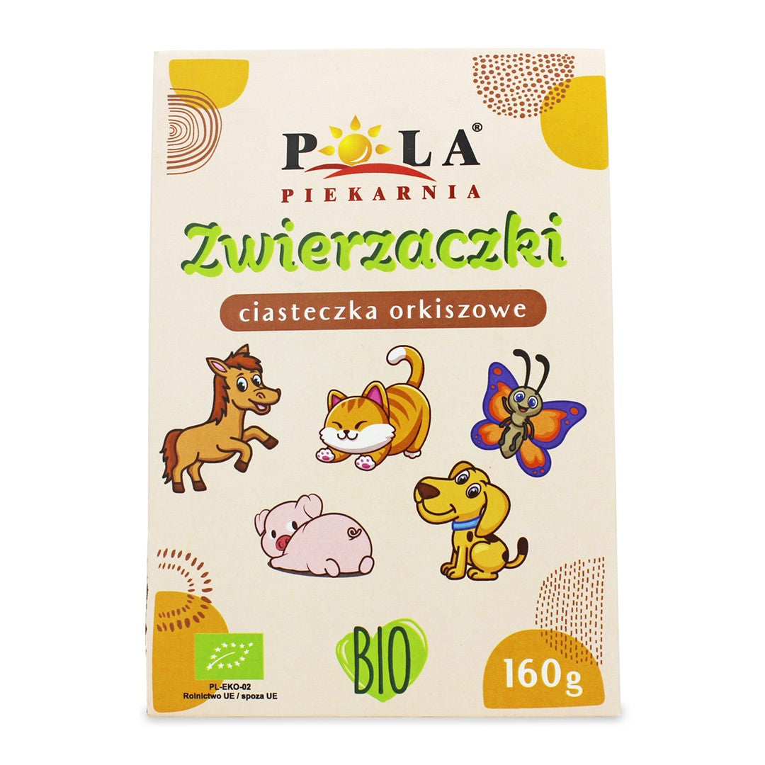 BIO DINKELTIERE KÖSTLICHE KEKSE 160 g - POLA