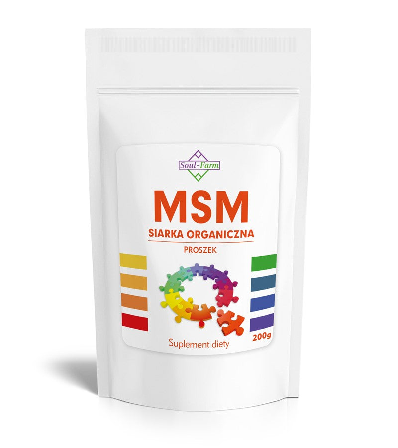 MSM BIO-SCHWEFELPULVER (1000 mg) 200 g - SOUL FARM