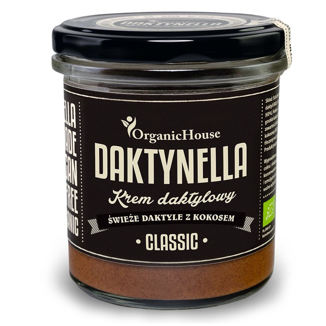 KOKOSNUSS- UND DATTELCREME CLASSIC GLUTENFREI BIO 280 g - ORGANICHOUSE (DATTE)